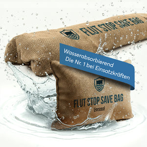 LIGROSOL Flut Stop Save Bag | Set aus 10 Stk. 60x40 cm + 2 Stk. 300x20 cm